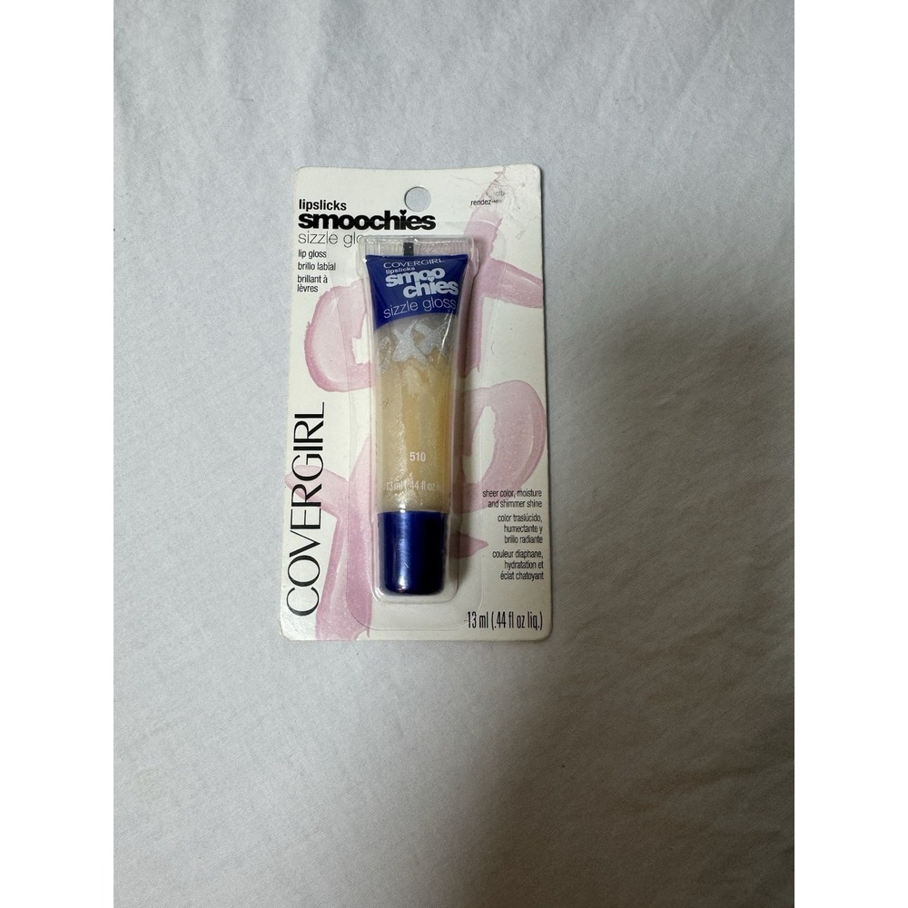 Covergirl Smoochies Sizzle Lip Gloss Sheer Shimmer #510 Blind Date Discontinued